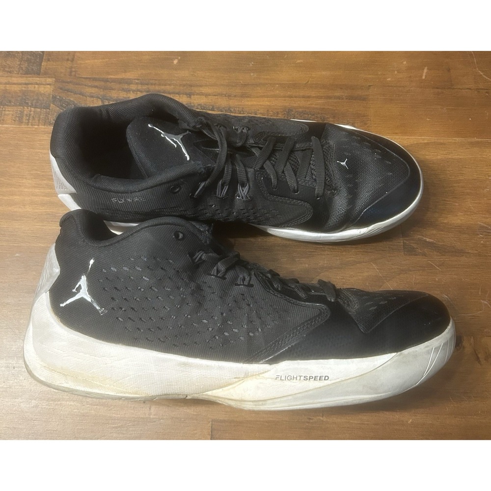 Nike Air Jordan Rising Shoes Men's 10 Black Gray Basketball Sneakers 834233-004